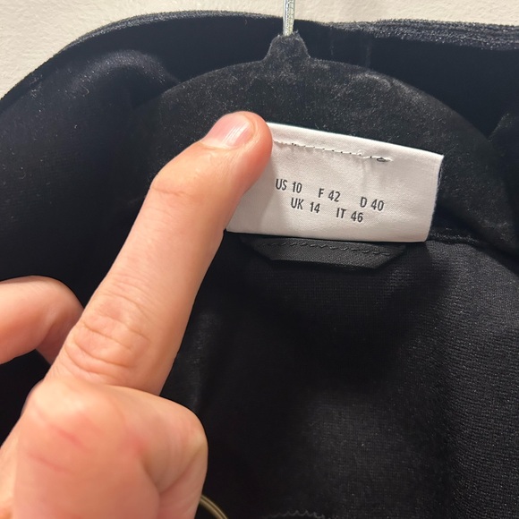 Akris Punto Velvet Jersey Zip Suit Blazer Jacket Pant Set Black 8 / 10 - Picture 7 of 10